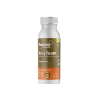 Bottle of 'Beyond Soil Life Tiny Team' on a white background